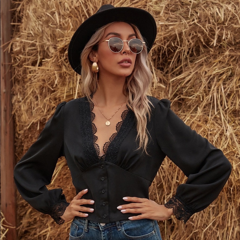 Black SHEIN shirt